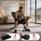 FabFit Adjustable Weight Bench 7 Positions – Folding Exercise Bench, 300 kg Limit, Steel Frame