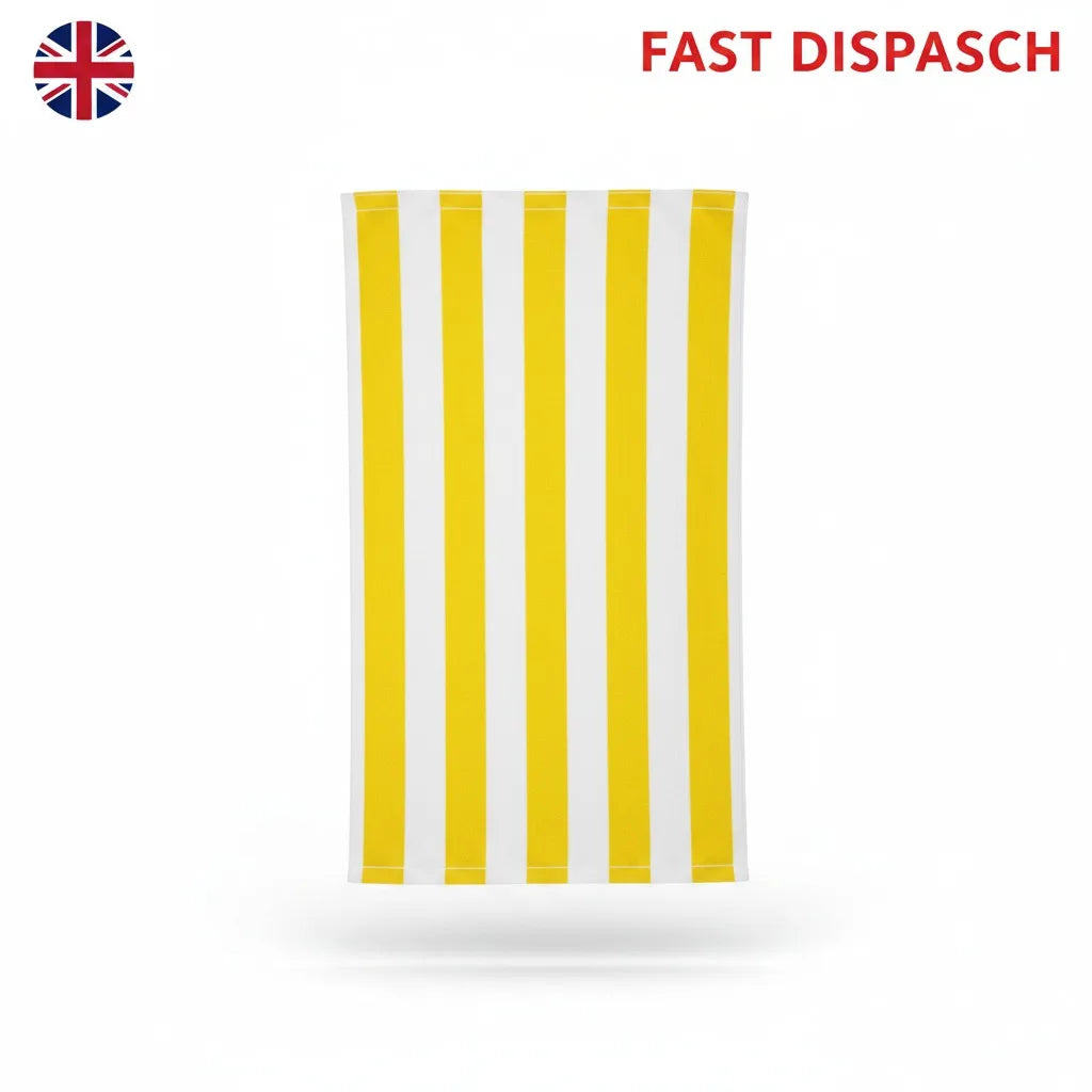 FabFit Sand Resistant Extra Large Beach Towel 100 x 200cm – Quick Dry Microfibre, 17 Colours