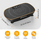FabFit Vibration Plate Exercise Machine – 10 Levels, Digital Display, Remote, Pro or Slim Model