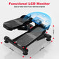 FabFit Mini Stepper with Resistance Bands – LCD Monitor, Hydraulic, 110 kg Max, Non-Slip Pedals