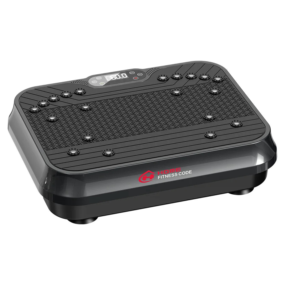FabFit Vibration Plate Exercise Machine – 9 Programs, 250 Levels, 120 kg Max Load, Remote