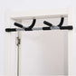 FabFit Doorway Pull-Up Bar – Horizontal Bar for Home Upper Body Workouts, Pull & Push Ups