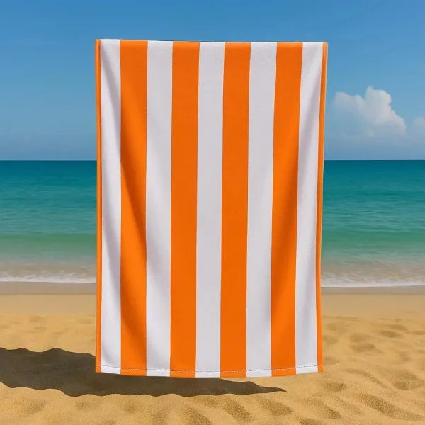 FabFit Sand Resistant Extra Large Beach Towel 100 x 200cm – Quick Dry Microfibre, 17 Colours