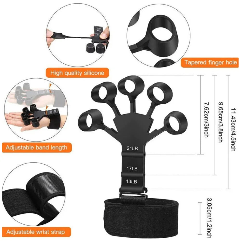 FabFit Adjustable Hand Grip Strengthener 10–100 kg – Forearm, Wrist & Finger Trainer