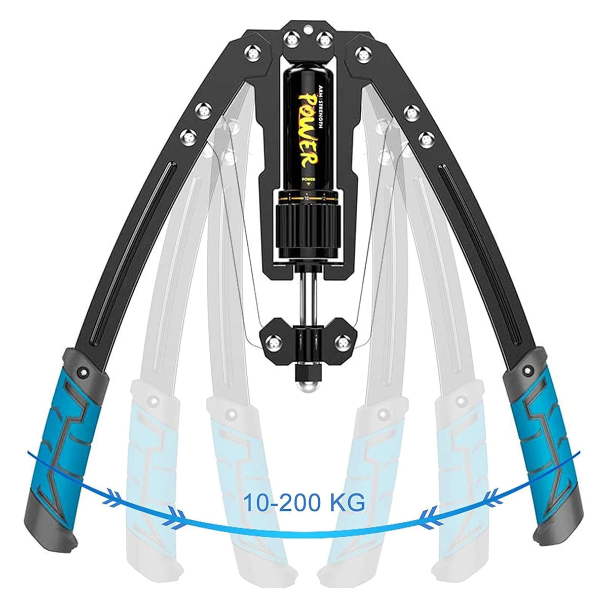 FabFit Hydraulic Twister Arm Exerciser – Adjustable 10–200 kg (22–440 lb), Chest & Biceps Trainer