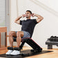 FabFit Adjustable Folding Weight Bench with Resistance Bands – Steel Frame Full Body Workout