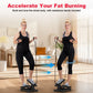 FabFit Mini Stepper with Resistance Bands – LCD Monitor, Hydraulic, 110 kg Max, Non-Slip Pedals