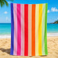 FabFit Sand Resistant Extra Large Beach Towel 100 x 200cm – Quick Dry Microfibre, 17 Colours