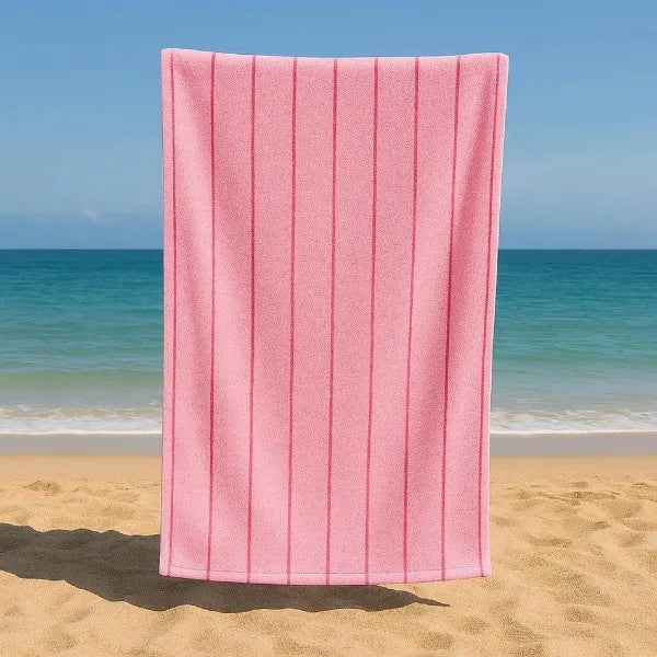 FabFit Sand Resistant Extra Large Beach Towel 100 x 200cm – Quick Dry Microfibre, 17 Colours