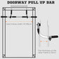 FabFit Doorway Pull-Up Bar – Horizontal Bar for Home Upper Body Workouts, Pull & Push Ups