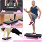 FabFit Aerobic Step Board 2 Tier – Cardio Fitness Stepper for Home Gym Exercise Training, Pink