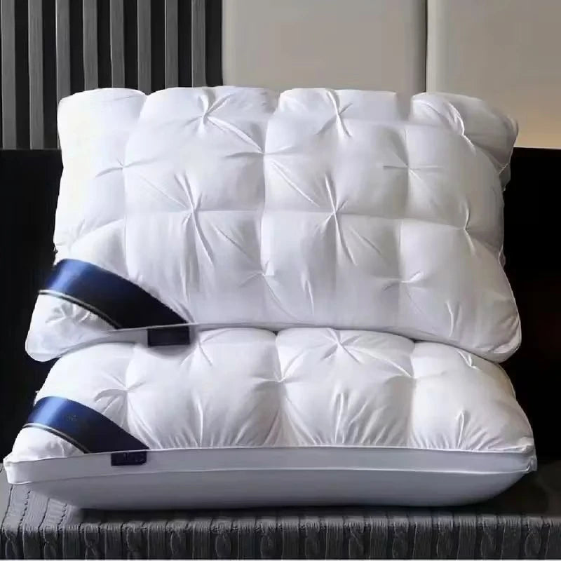 FabFit Hotel-Style Pillows Set of 2 – 48 x 74 cm, 100% Polyester Fill, Single Pillow Inserts