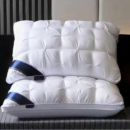 FabFit Hotel-Style Pillows Set of 2 – 48 x 74 cm, 100% Polyester Fill, Single Pillow Inserts