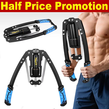 FabFit Hydraulic Twister Arm Exerciser – Adjustable 10–200 kg (22–440 lb), Chest & Biceps Trainer
