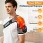 FabFit Heated Knee Massager Wrap – 3 Heat Levels 45–65°C, Vibration, 4000mAh Rechargeable