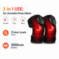 FabFit Rechargeable Heated Knee Massager – 3-in-1 Shoulder, Knee & Elbow Wrap, 5000mAh Option