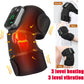 FabFit Heated Knee Massager Pads – 3 Heat Levels 45–65°C, Vibration, 4000mAh, Single or Pair