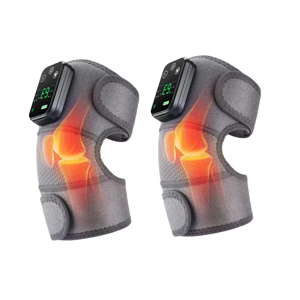 FabFit Cordless Heated Knee & Shoulder Massager – 3 Heat Levels 45–65°C, 3 Vibration Modes