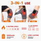 FabFit Wireless Heated Knee Massager Wrap – Knee, Shoulder & Elbow Support, USB Type-C