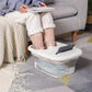 FabFit Foldable Foot Bath Soaking Bucket with Cover – Collapsible Basin, White, Pink or Green