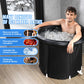FabFit Inflatable Ice Bath Tub 330 L – Folding Cold Plunge Tub for Athletes, Outdoor Use