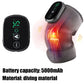 FabFit Heated Knee Massager Pads – 3 Heat Levels 45–65°C, Vibration, 4000mAh, Single or Pair