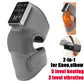 FabFit Heated Knee Massager Pads – 3 Heat Levels 45–65°C, Vibration, 4000mAh, Single or Pair
