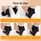 FabFit Cordless Heated Ankle Massager Wrap – 3 Heat Levels, 3 Vibration Modes, 2000mAh