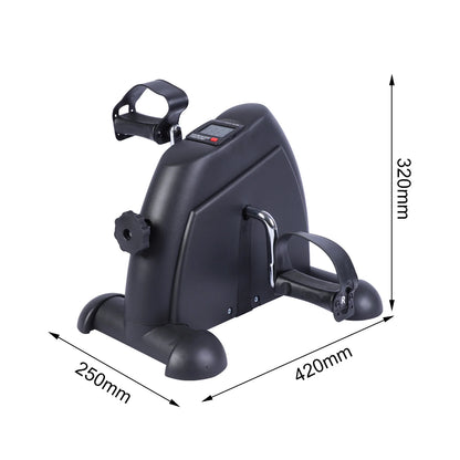 FabFit Mini Pedal Exerciser with LCD Display – Under Desk Bike for Leg & Arm Workouts, 4 Colours
