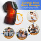 FabFit Rechargeable Heated Knee Massager 2-in-1 – Knee & Elbow Wrap, 3 Heat Levels, Vibration