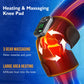 FabFit Rechargeable Heated Knee Massager 2-in-1 – Knee & Elbow Wrap, 3 Heat Levels, Vibration