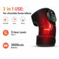 FabFit Rechargeable Heated Knee Massager – 3-in-1 Shoulder, Knee & Elbow Wrap, 5000mAh Option