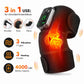 FabFit Rechargeable Heated Knee Massager – 3-in-1 Shoulder, Knee & Elbow Wrap, 5000mAh Option
