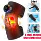 FabFit Rechargeable Heated Knee Massager 2-in-1 – Knee & Elbow Wrap, 3 Heat Levels, Vibration