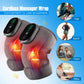 FabFit Heated Knee Massager Pads – 3 Heat Levels 45–65°C, Vibration, 4000mAh, Single or Pair