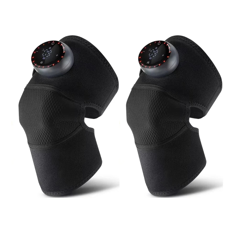 FabFit Cordless Heated Knee & Shoulder Massager – 3 Heat Levels 45–65°C, 3 Vibration Modes