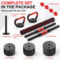 FabFit Dumbbell & Barbell Weight Set – 15 kg, 20 kg or 30 kg, with Kettlebell Option
