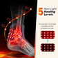 FabFit Cordless Heated Ankle Massager Wrap – 660 nm Red Light, 40 LEDs, 3 Vibration Modes