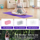 FabFit TPE Yoga Mat – Non-Slip 183 x 61 x 0.6 cm for Pilates & Fitness, with Carry Strap