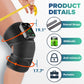 FabFit Cordless Heated Knee & Shoulder Massager – 3 Heat Levels 45–65°C, 3 Vibration Modes
