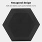 FabFit Hexagonal Rubber Dumbbells Pair – 2.5 kg, 5 kg or 7.5 kg Fixed Weights for Home Gym