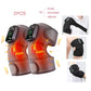 FabFit Rechargeable Heated Knee Massager 2-in-1 – Knee & Elbow Wrap, 3 Heat Levels, Vibration
