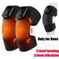FabFit Heated Knee Massager Pads – 3 Heat Levels 45–65°C, Vibration, 4000mAh, Single or Pair