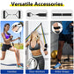 FabFit Resistance Bands Set 11 Pcs – Pull Rope Home Gym Kit for Yoga, Fitness & Strength Training