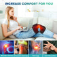 FabFit Heated Knee & Shoulder Massager Wrap – Warm Compress & Vibration, Battery Powered