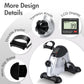 FabFit Motorised Under Desk Pedal Exerciser – LCD Display, Arm & Leg Mini Exercise Bike