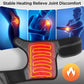FabFit Electric Heated Knee Massager – Warming Wrap Pad for Knee, Elbow & Shoulder, Polyester