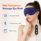FabFit Heated Eye Massager Mask with Vibration – USB Warm Compress Blackout Mask, 2 Types