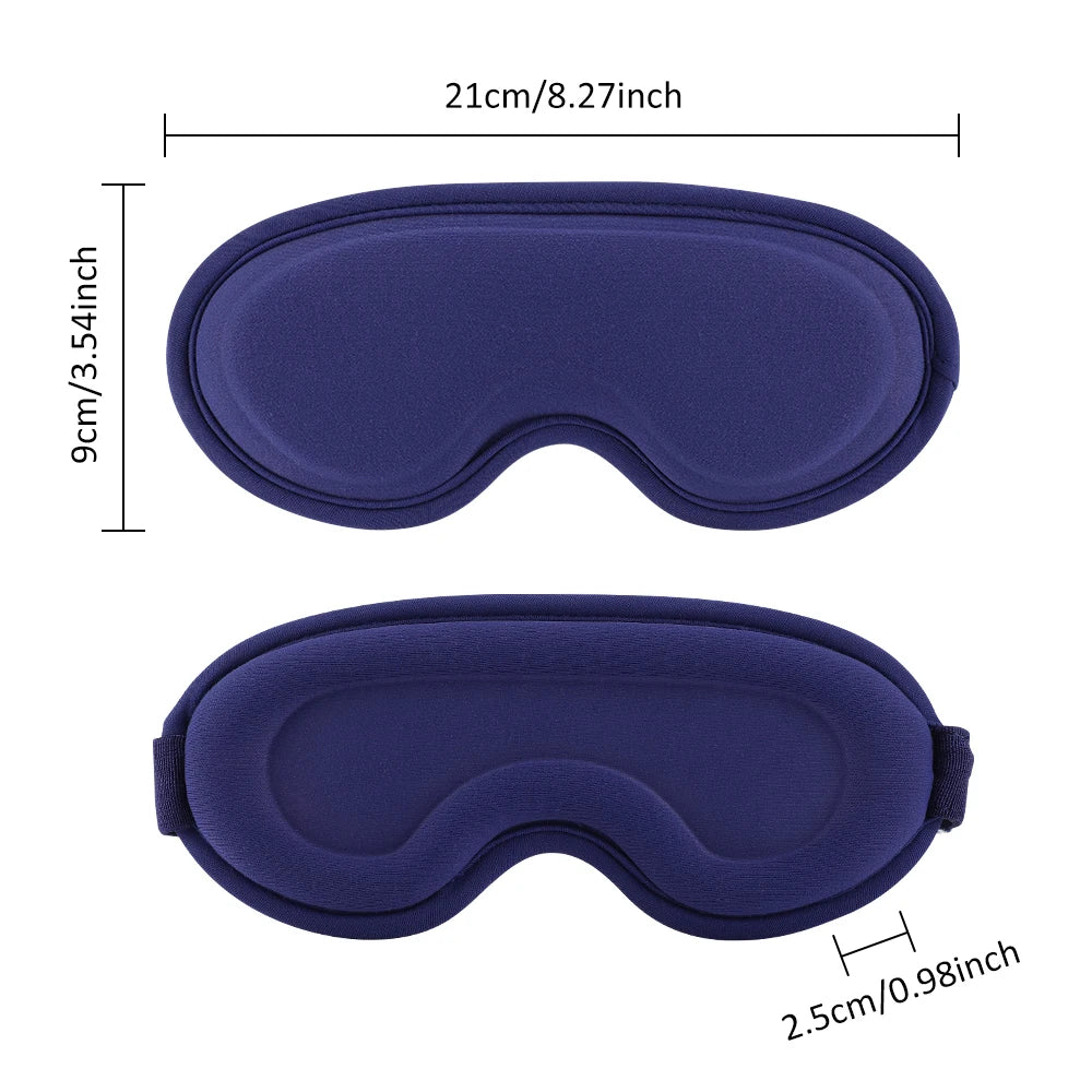 FabFit Heated Eye Massager Mask with Vibration – USB Warm Compress Blackout Mask, 2 Types