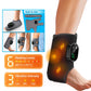 FabFit Cordless Heated Wrist & Ankle Massager Wrap – Heat & 3 Vibration Levels, Left or Right